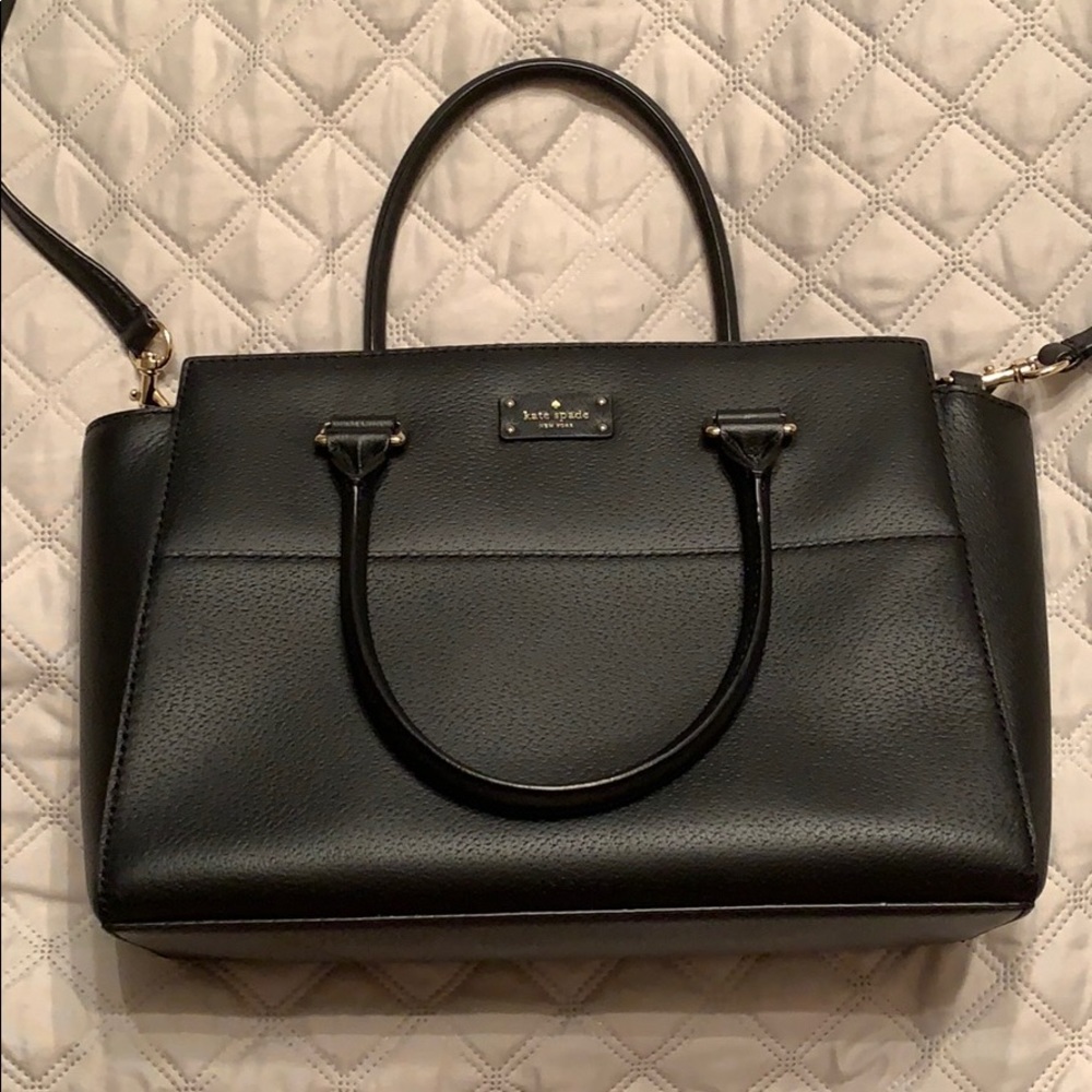 black purse kate spade